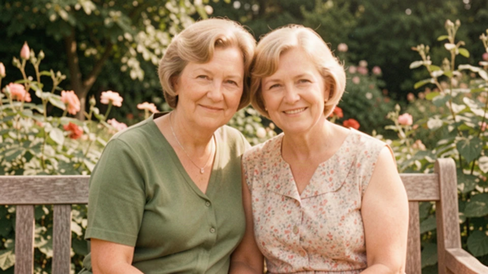 Before: Two familiar faces, one family memory — synthetic input