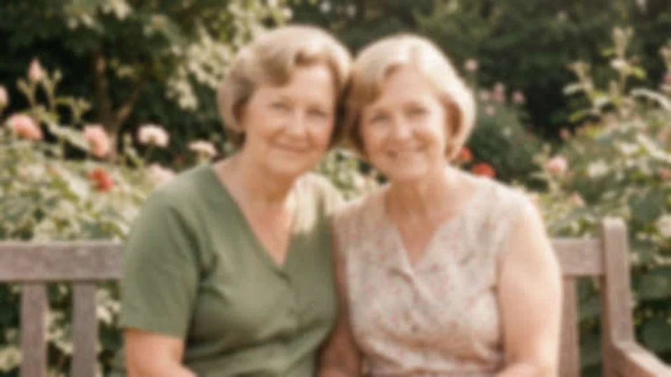 Before: Two familiar faces, one family memory — synthetic input
